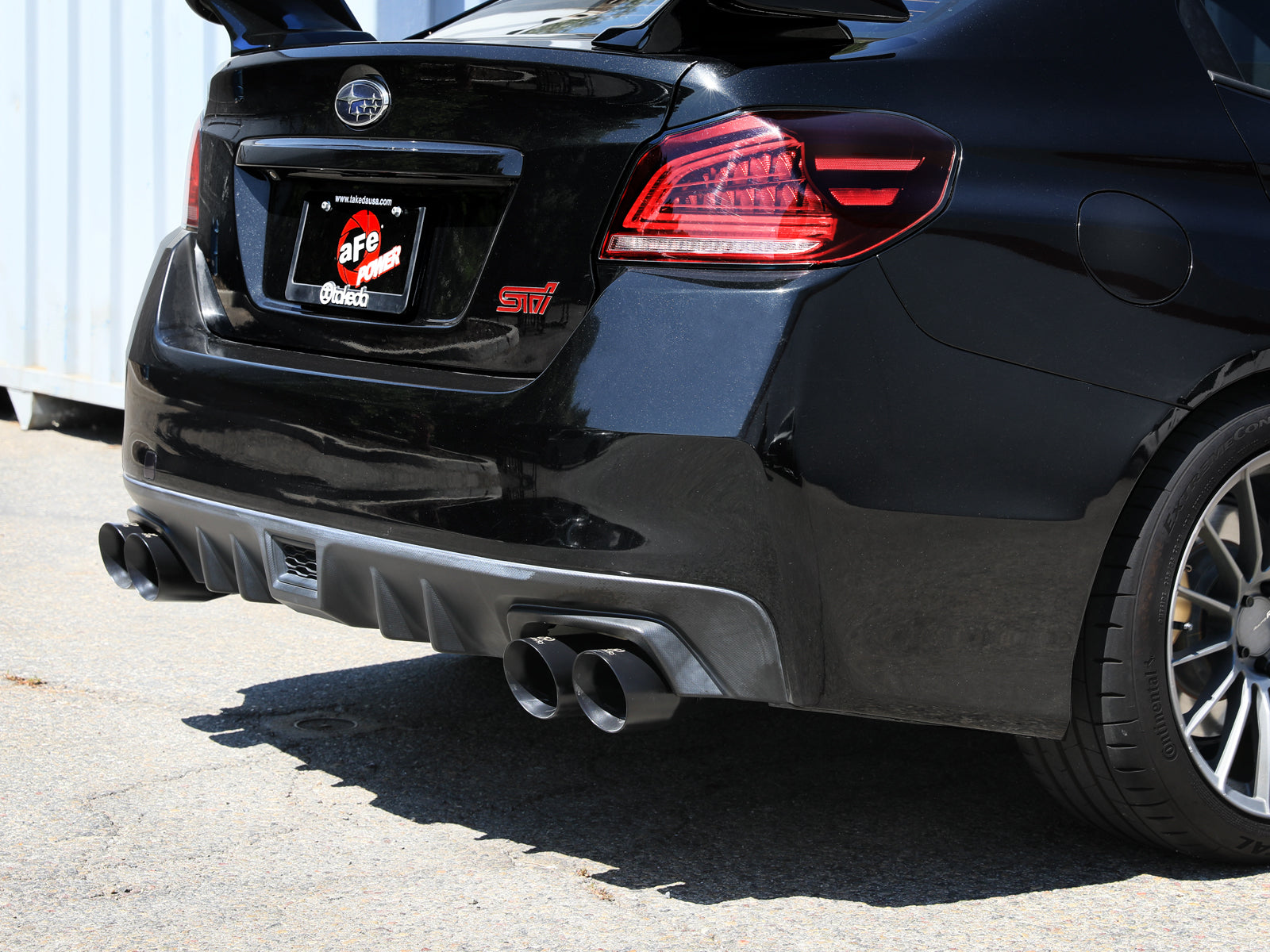 aFe Subaru WRX/STi 15-21 Stainless Cat-Back Exhaust w/ Black Tip | Subaru WRX / STI (15-21) (49-36810-B)