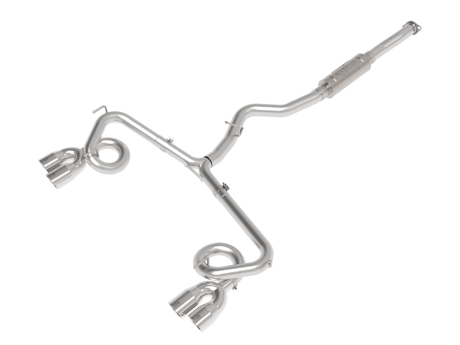 aFe Takeda 3in to 2-1/2in Stnlss Cat-Back Exhaust w/ Polished Tips | Subaru WRX / STI (15-21) (49-36810-P)