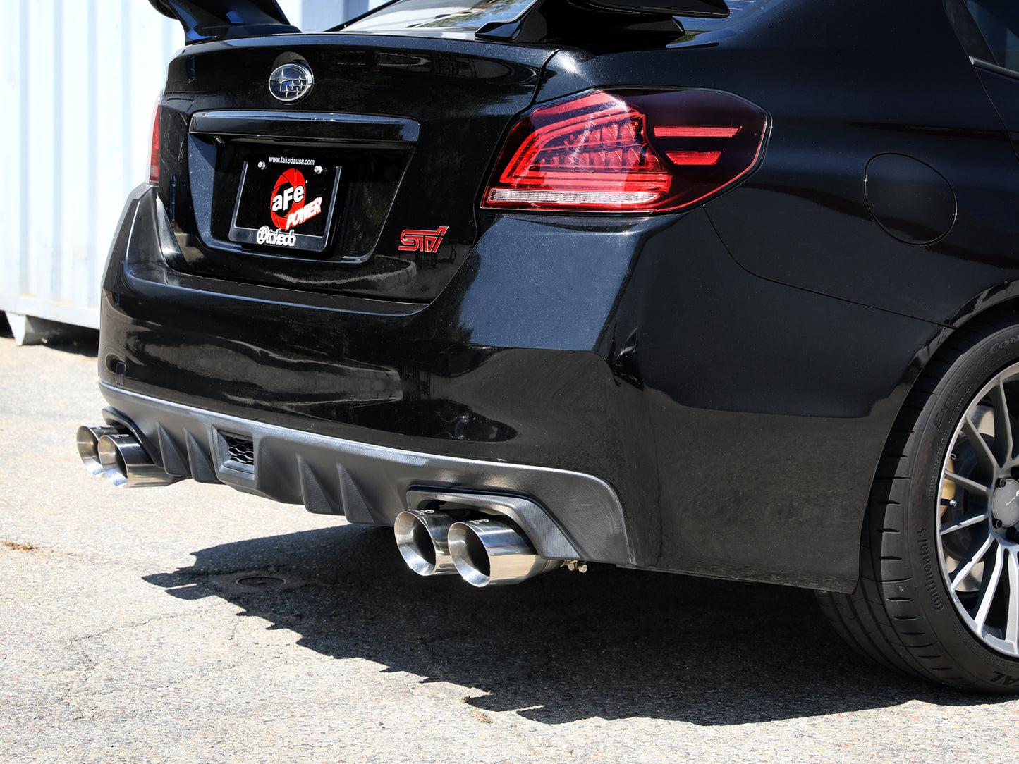 aFe Takeda 3in to 2-1/2in Stnlss Cat-Back Exhaust w/ Polished Tips | Subaru WRX / STI (15-21) (49-36810-P)