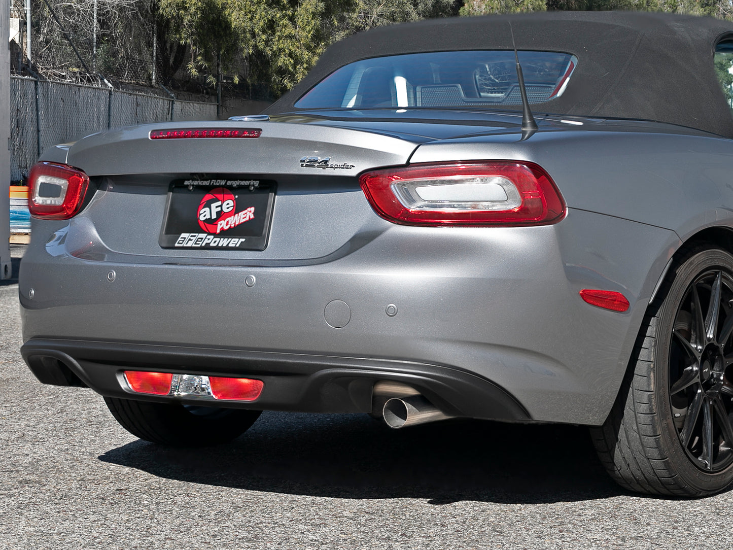 aFe 2-1/2 IN 304 Stainless Steel Axle-Back Exhaust System | Fiat 124 Spider I4-1.4L (t) (49-36901)
