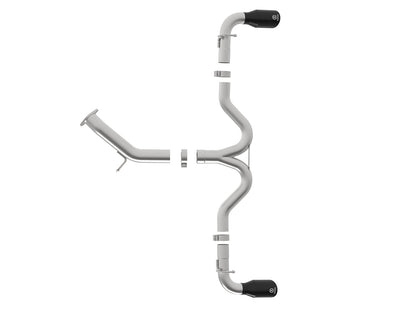 aFe Takeda 3in to 2.5in 304 SS Axle-Back Exhaust Hyundai Elantra GT Sport (18) (49-37002-1B)