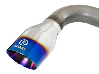 aFe Takeda 3in to 2.5in SS Cat-Back Exhaust w/ Blue Flame Tips | Hyundai Elantra GT (49-37003-1L)