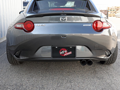 aFe Takeda 2.5in 304SS Axle-Back Exhaust w/ Black Tip | Mazda MX-5 Miata (16-21) (49-37004-B)