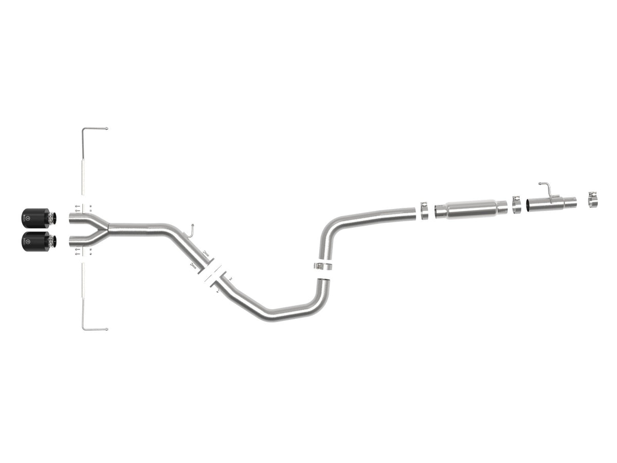 aFe Takeda 3in to 2-1/2in SS Cat-Back Exhaust | Hyundai Veloster 19-21 (49-37011-P)