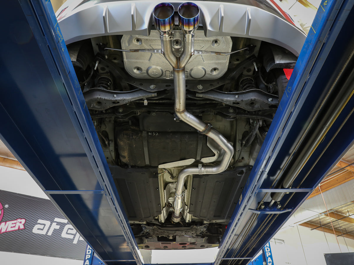 aFe Takeda 3in to 2-1/2in SS Cat-Back Exhaust | Hyundai Veloster 19-21 (49-37011-P)