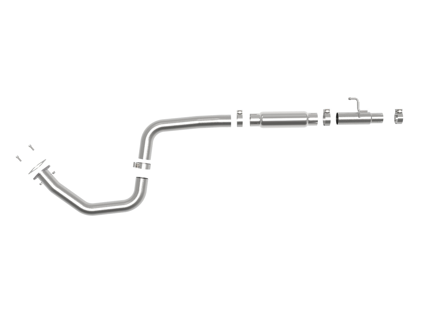 aFe Takeda 3in 304 SS Mid-Pipe Exhaust | Hyundai Veloster 2019-20 I4-1.6L (49-37013)