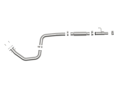 aFe Takeda 3in 304 SS Mid-Pipe Exhaust | Hyundai Veloster 2019-20 I4-1.6L (49-37013)