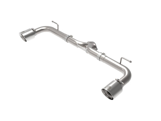 aFe Takeda 2.5in SS Axle-Back Exhaust w/ Polished Tips | Mazda 3 (14-18) (49-37014-P)