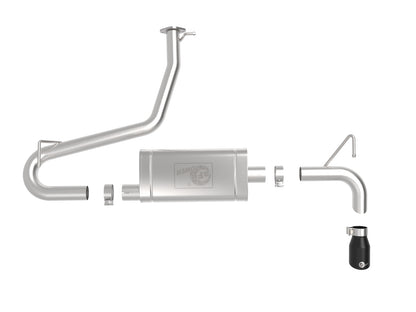 aFe 2.5in SS Axle-Back Exhaust System Hyundai Kona (18-22) (49-37017-B)