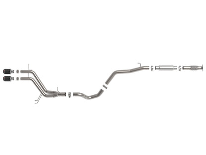 aFe Takeda 2.5in to 3in SS D&S Cat-Back Exhaust w/ CF Tips | Hyundai Veloster (13-17) (49-37018-C)