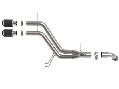aFe Takeda 2-1/2in 304 SS Axle-Back Exhaust Hyundai Veloster L4-1.6L (13-17) (49-37019-C)