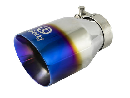 aFe Takeda 2-1/2in SS Axle-Back Exhaust w/ Blue Flame Tips | Veloster Turbo (13-17) (49-37019-L)