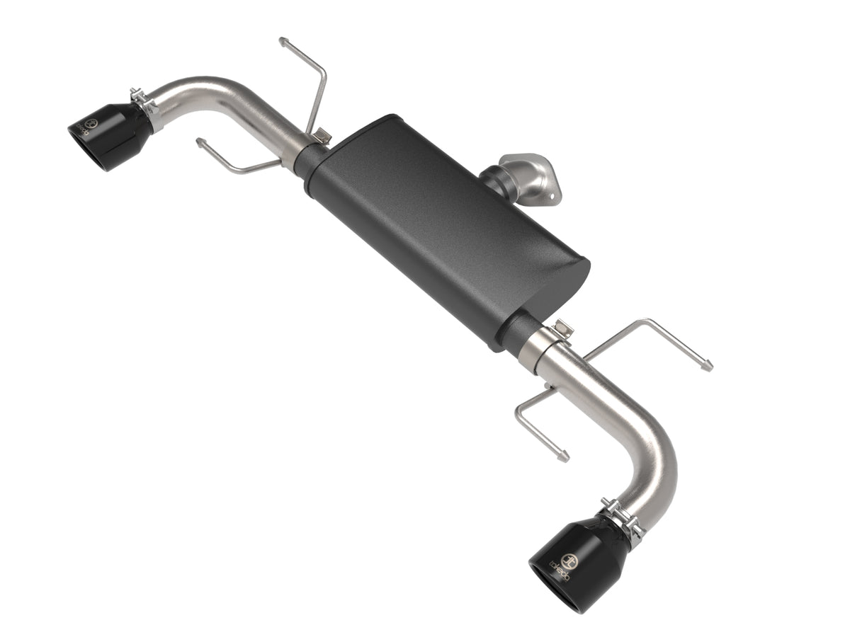 aFe Takeda 2.5in SS Axle-Back Exhaust w/ Black Tips | Mazda CX-5 2017-21 2.5L (49-37021-B)