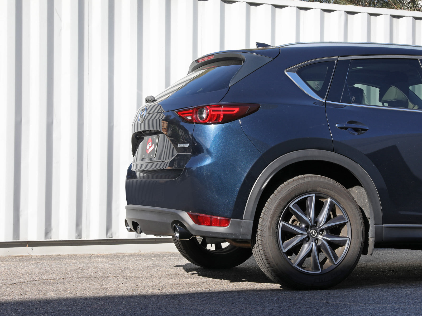 aFe Takeda 2.5in SS Axle-Back Exhaust w/ Black Tips | Mazda CX-5 2017-21 2.5L (49-37021-B)
