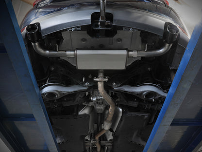 aFe Takeda 2.5in SS Axle-Back Exhaust w/ Black Tips | Mazda CX-5 2017-21 2.5L (49-37021-B)