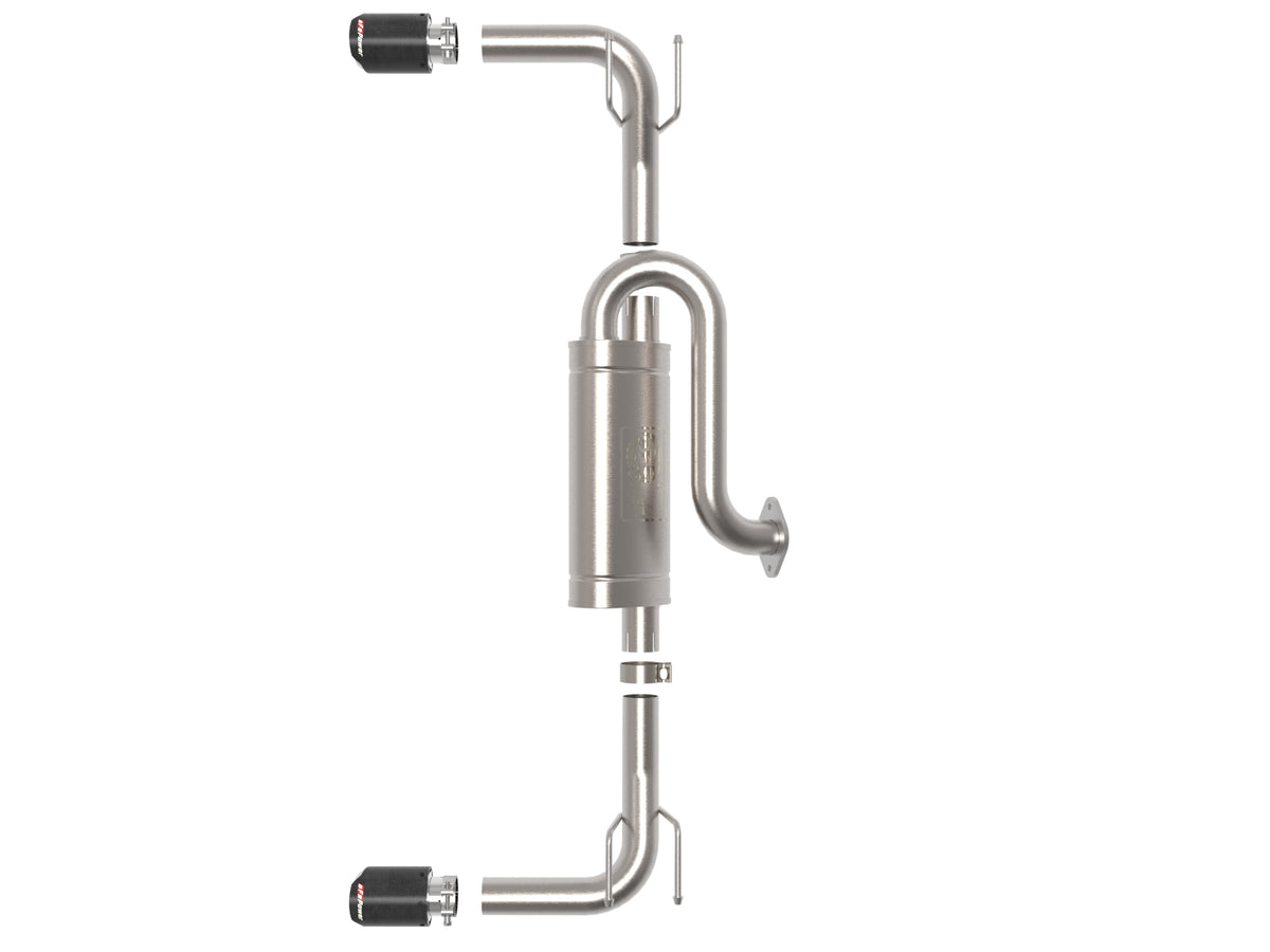 aFe 19-22 Mazda 3 2.5L Axle-Back Exhaust w/ Carbon Fiber Tips | Mazda 3 (19-26) (49-37023-C)