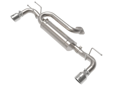 aFe 19-22 Mazda 3 Axle-Back Exhaust w/Polished Tips | Mazda 3 (19-26,13-19) (49-37023-P)