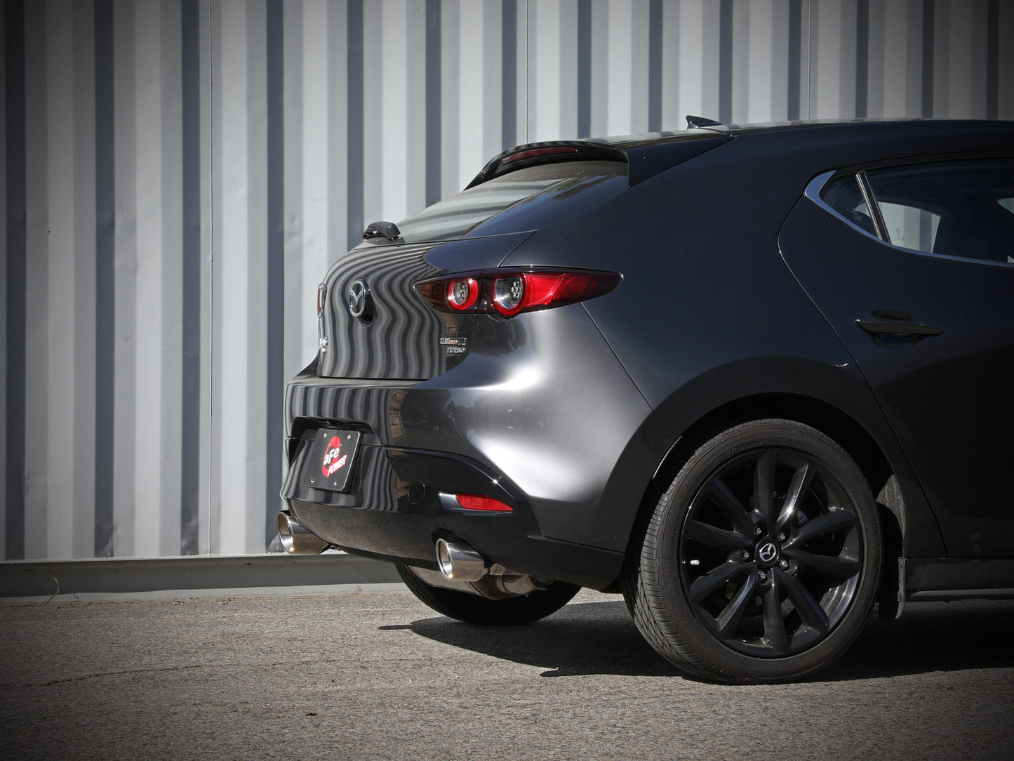 aFe 19-22 Mazda 3 Axle-Back Exhaust w/Polished Tips | Mazda 3 (19-26,13-19) (49-37023-P)