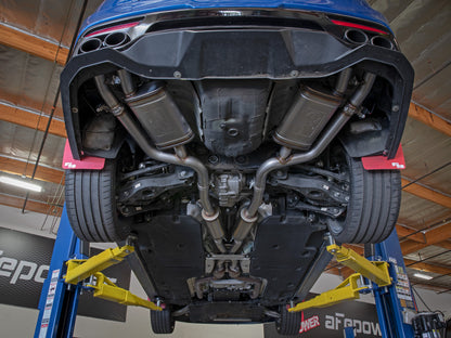 aFe Gemini XV 2.5in SS Cat-Back w/ Cut-Out | Kia Stinger GT 3.3T (18-22) (49-37025)