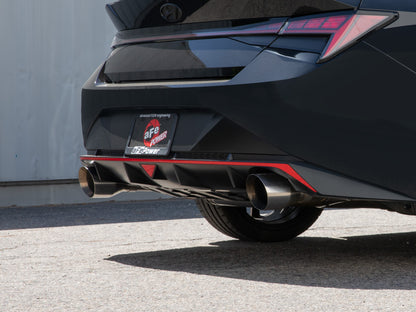 aFe Takeda 3in SS Axle-Back Exhaust w/ Tips | Hyundai Elantra N 22-25 (49-37027-P)