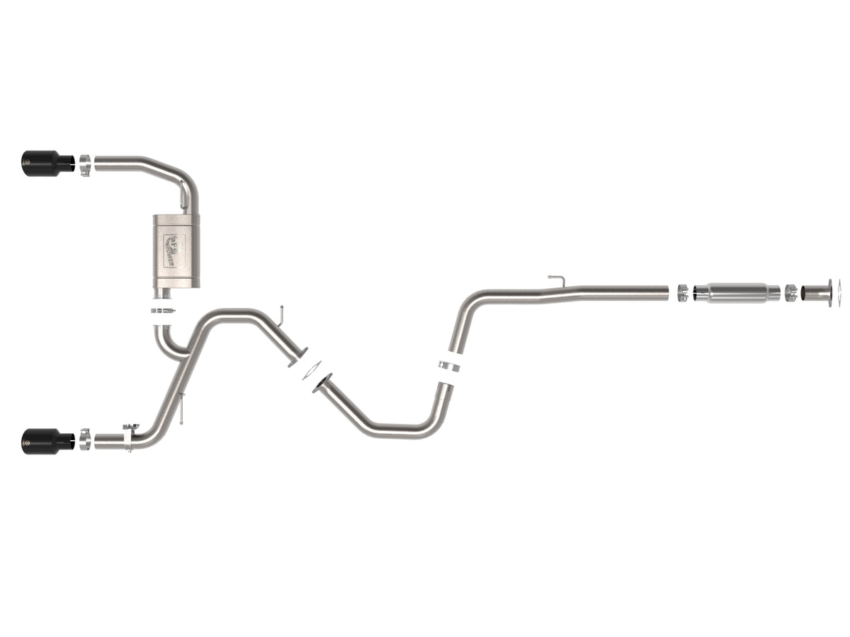 aFe Takeda 3in Cat-Back Exhaust w/ Black Tips | Hyundai Elantra N (22-23) (49-37028-B)
