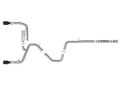 aFe Takeda 3in Cat-Back Exhaust w/ Black Tips | Hyundai Elantra N (22-23) (49-37028-B)