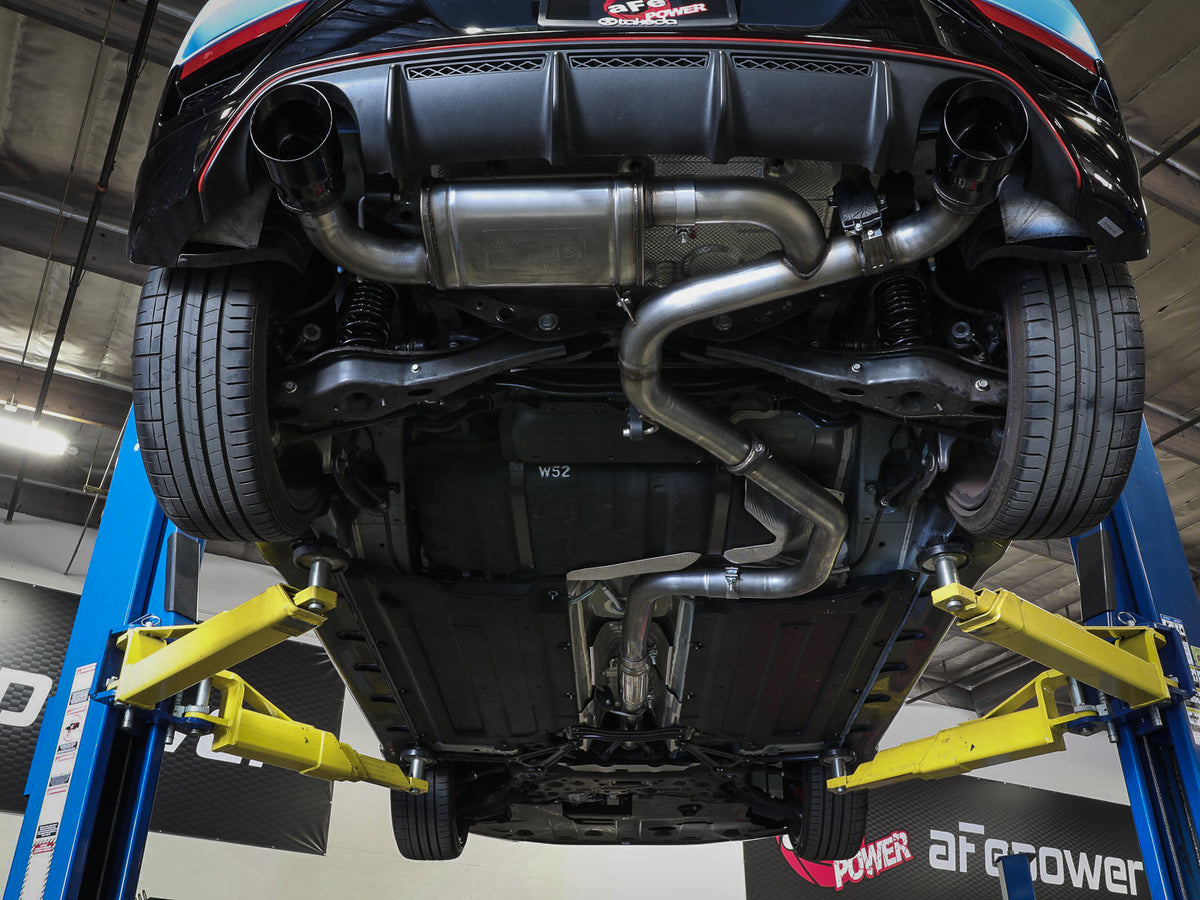 aFe Hyundai Veloster N 2.0L Takeda Cat-Back Exhaust System | Polished Tips (21-22) (49-37030-P)