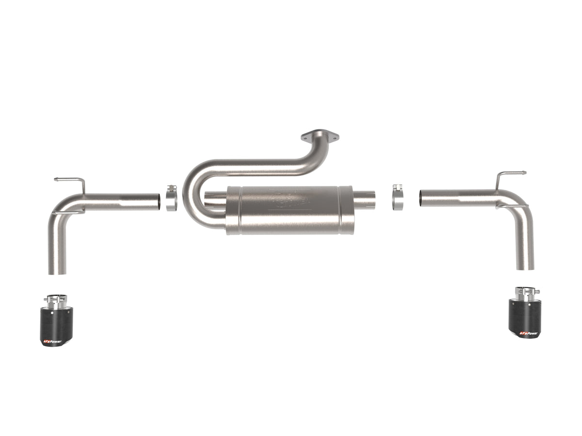 aFe 23+ Mazda CX-50 Takeda 2.5in SS Axle-Back Exhaust w/ CF Tips (49-37036-C)