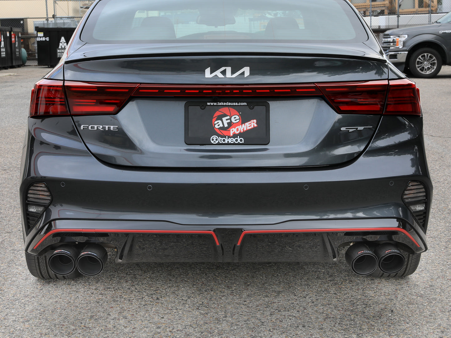 aFe 3in-2.5in SS Axle-Back Exhaust | Kia Forte 19-26 (49-37039-C)