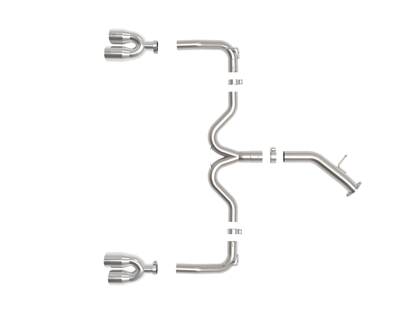 aFe 3in-2.5in SS Axle-Back Exhaust | Kia Forte (19-26) (49-37039-P)