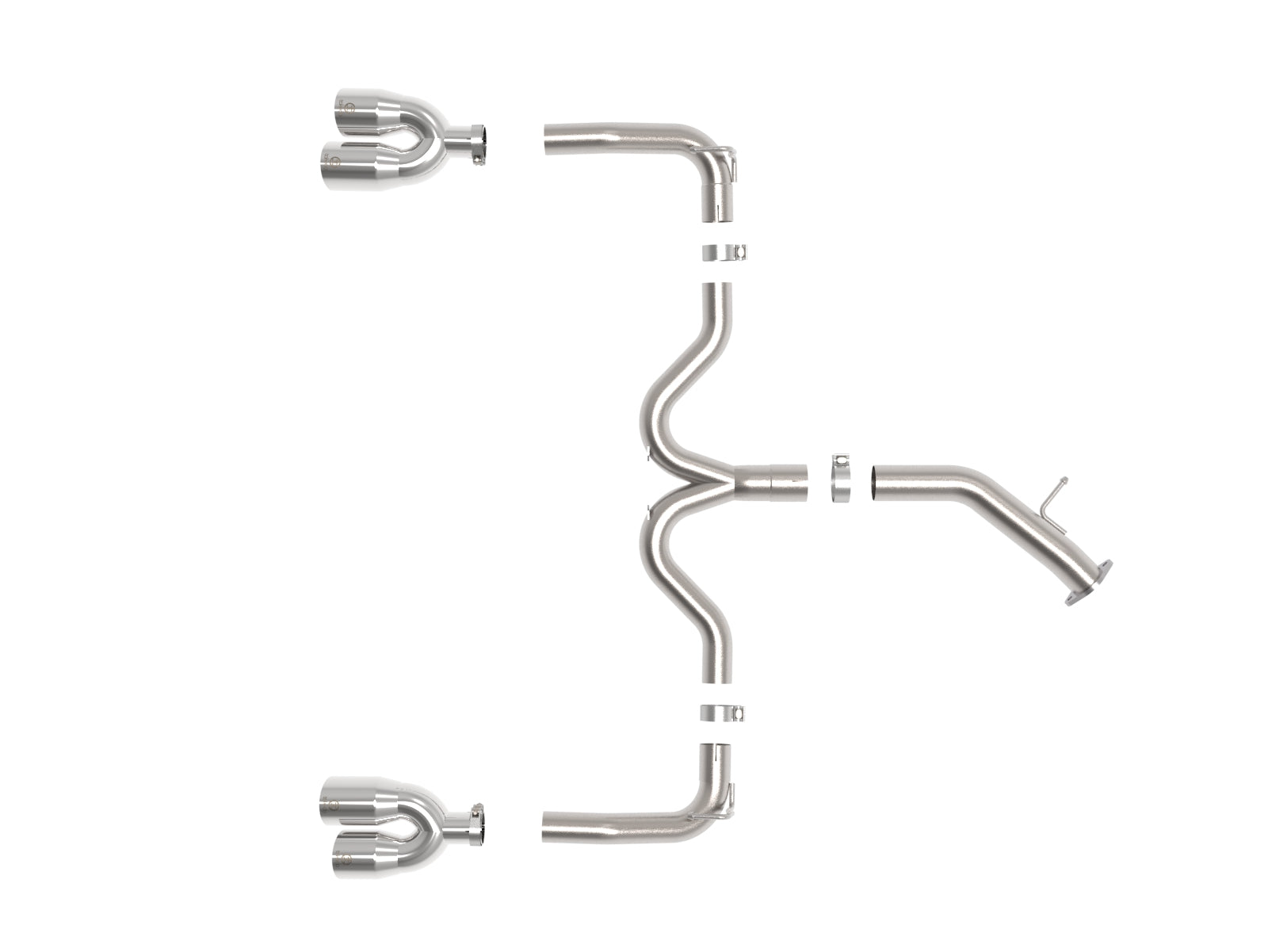 aFe 3in-2.5in SS Axle-Back Exhaust | Kia Forte (19-26) (49-37039-P)