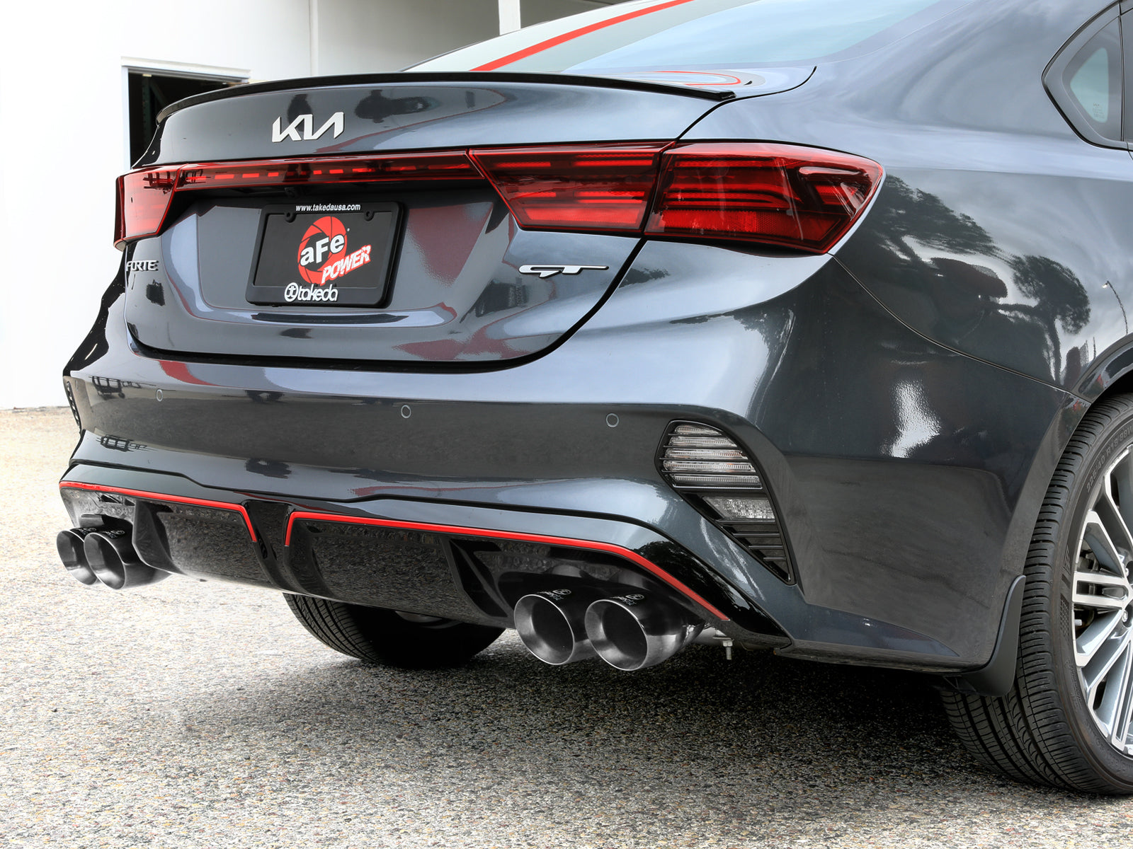 aFe 3in-2.5in SS Axle-Back Exhaust | Kia Forte (19-26) (49-37039-P)