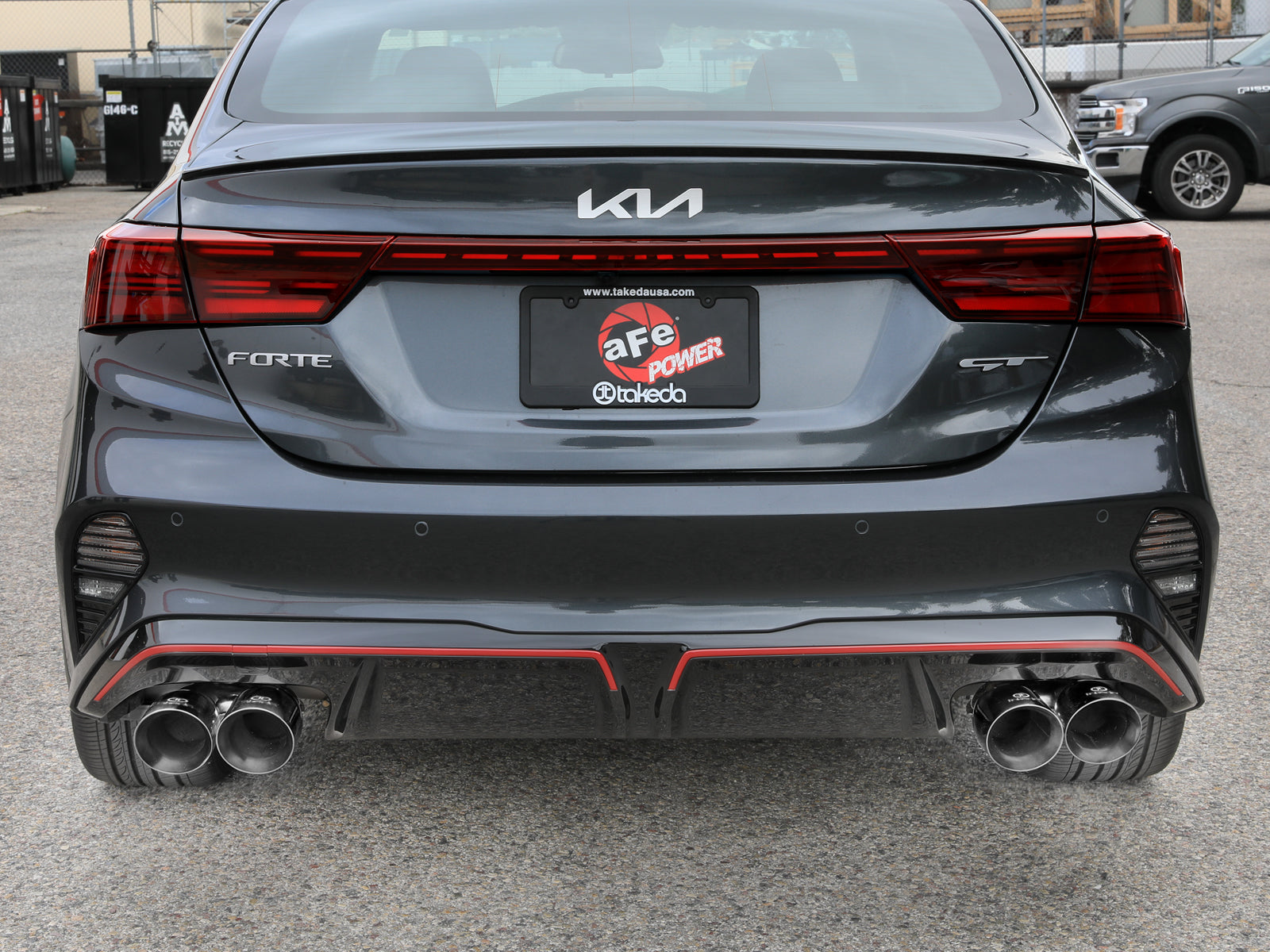 aFe 3in-2.5in SS Axle-Back Exhaust | Kia Forte (19-26) (49-37039-P)