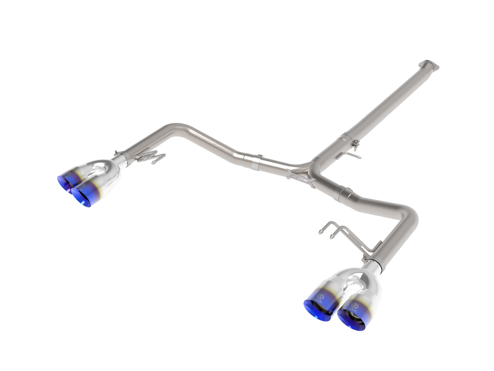 aFe Takeda 21-24 Kia K5 GT L4-2.5L SS Axle-Back Exhaust w/ Blue Flame Tips (49-37043-L)