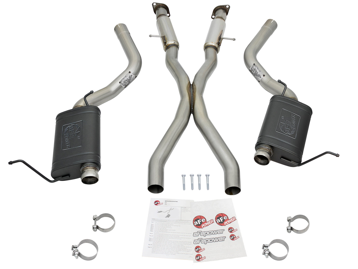 aFe 3in SS Cat-Back Exhaust w/ Resonator | Jeep WK2 SRT8/Trackhawk (12-21) (49-38059)