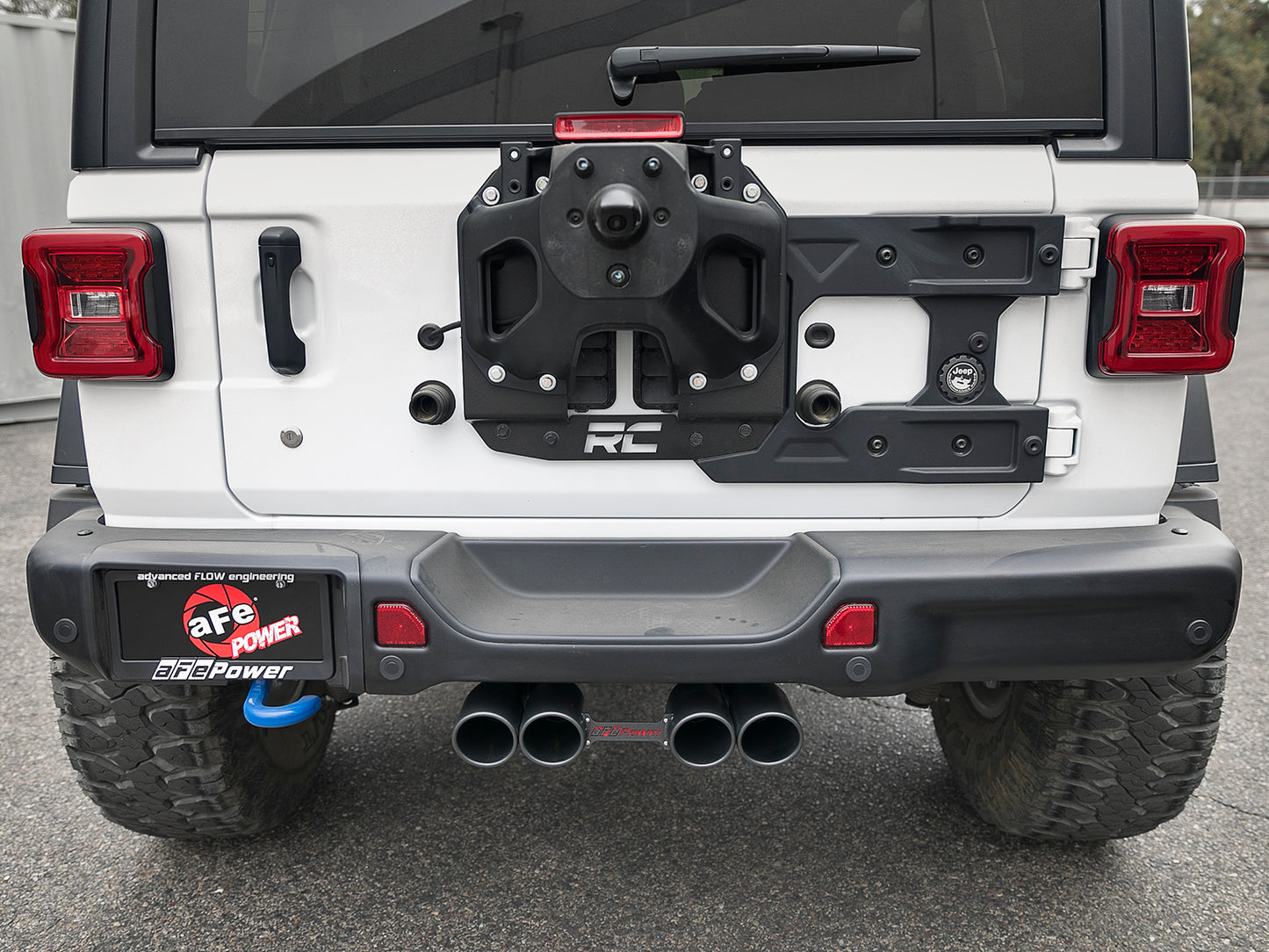 aFe 2.5in SS Cat-Back Exhaust w/ Black Tip | Jeep Wrangler JL (18+) (49-38071-B)