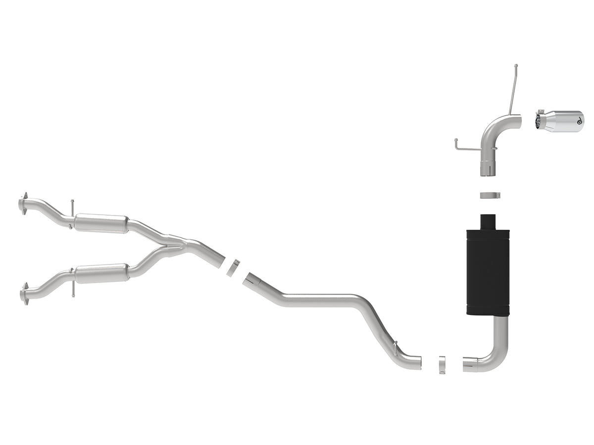 aFe 2.5-3in SS Cat-Back Exhaust Jeep GC V6 (14-19) | (49-38078-P)