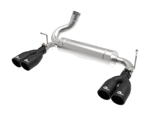 aFe 2.5in SS Vulcan Axle-Back Exhaust | Jeep JK V6-3.6/3.8L (07-18) (49-38086-B)
