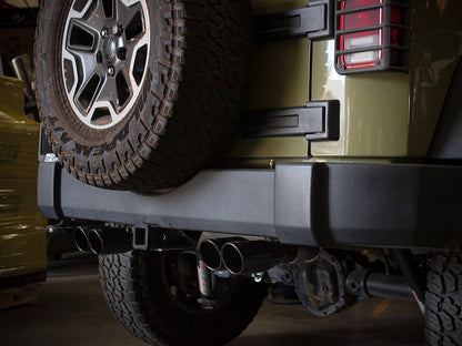 aFe 2.5in SS Vulcan Axle-Back Exhaust | Jeep JK V6-3.6/3.8L (07-18) (49-38086-B)