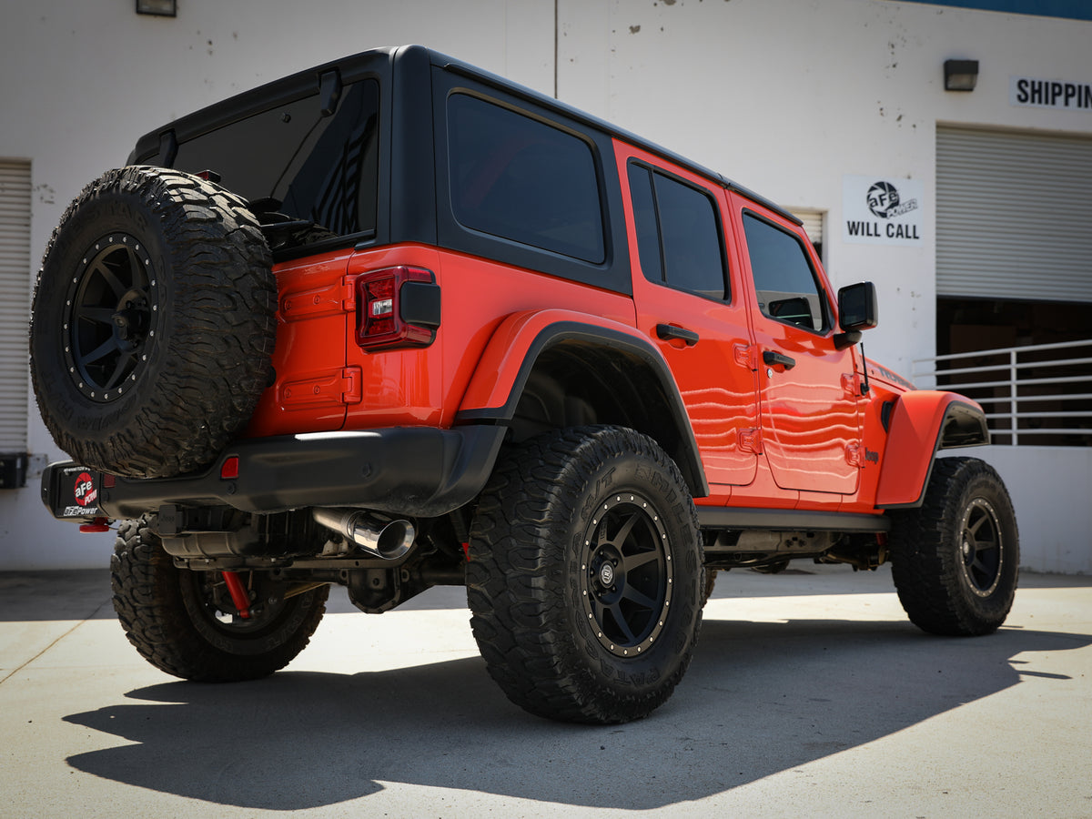 aFe HD 3in SS DPF-Back Exhaust | Jeep Wrangler (49-38092-P)