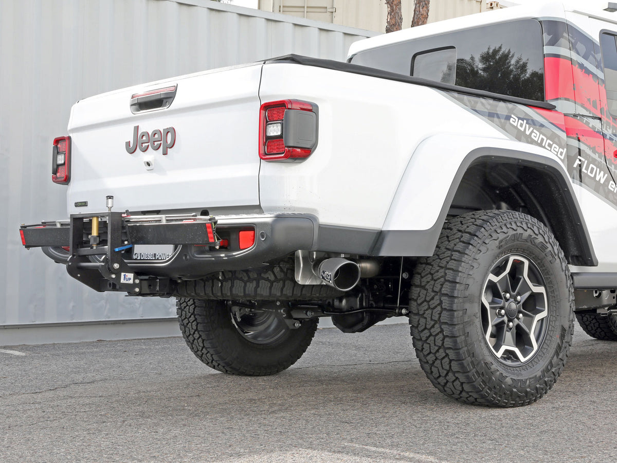 aFe 2021+ Jeep Gladiator V6-3.0L SS DPF-Back Exhaust | Gladiator (19-26) (49-38093-P)