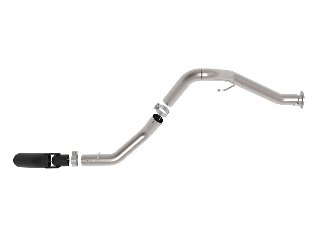 aFe 2021+ Jeep Gladiator V6-3.0L Vulcan SS 3in DPF-Back Exhaust w/ Black Tip (49-38094-B)