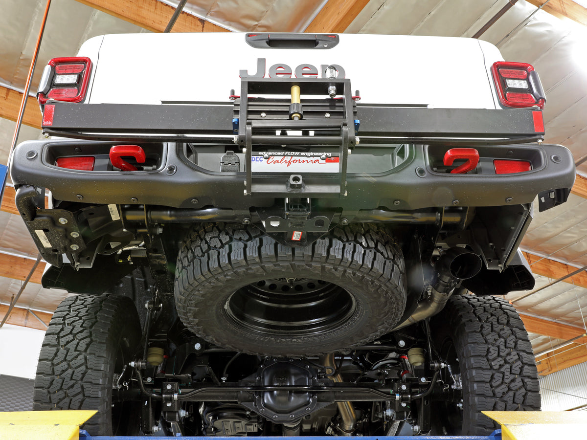 aFe 2021+ Jeep Gladiator V6-3.0L Vulcan SS 3in DPF-Back Exhaust w/ Black Tip (49-38094-B)