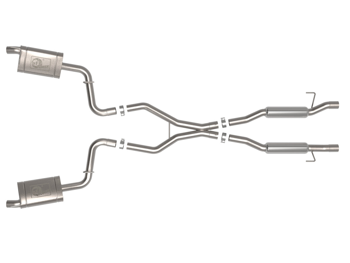 aFe 2-1/4in to 2-1/2in SS Cat-Back Exhaust | Jeep GC L V8 21-23 (49-38100)