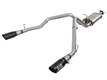 aFe 3in SS Cat-Back Exhaust w/ Dual Tips | RAM 1500 V8-5.7L (19) (49-42059-B)