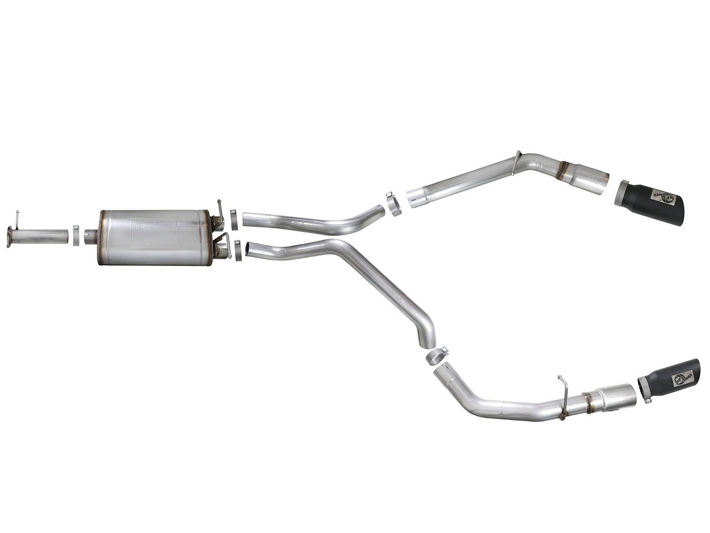 aFe 3in SS Cat-Back Exhaust w/ Dual Tips | RAM 1500 V8-5.7L (19) (49-42059-B)
