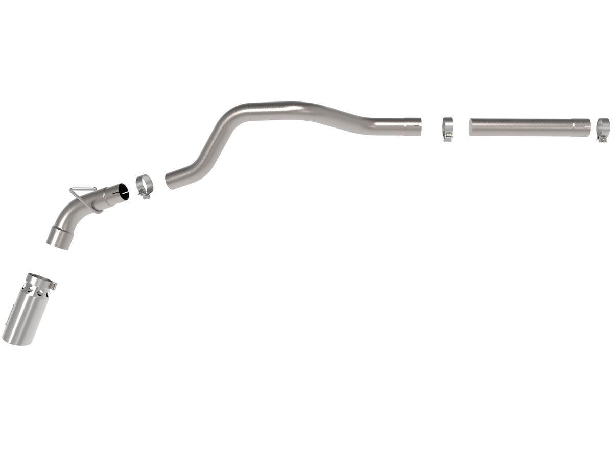 aFe Large Bore-HD 3in SS DPF-Back Exhaust | Dodge 09-18 3500/19-26 Ram 1500 V6 (49-42065-P)