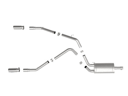 aFe Power Apollo GT Series 3 in 409 Stainless Steel Cat-Back Exhaust System w/ Polish Tip V8-5.7L HEMI (49-42074-P)