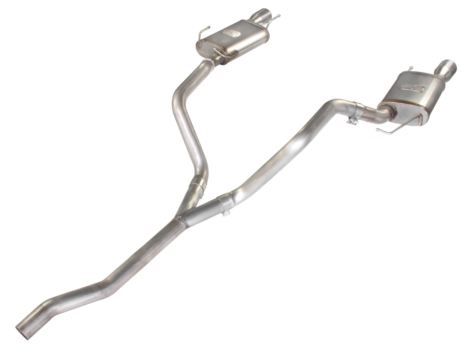 aFe 2.5in 409 Stainless Steel Cat-Back Exhaust System | Ford Mustang V6 4.0L (05-09) (49-43047)