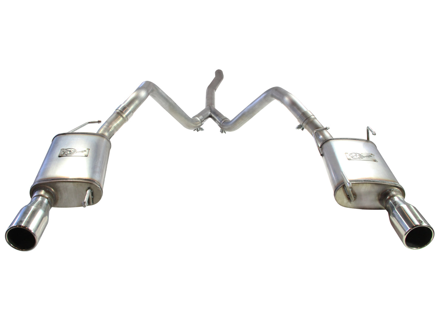 aFe 2.5in 409 Stainless Steel Cat-Back Exhaust System | Ford Mustang V6 4.0L (05-09) (49-43047)
